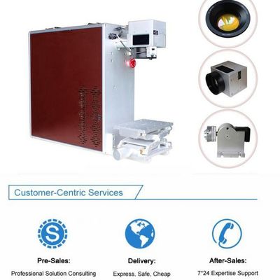 FDA 0.01 밀리미터 포터블 20w 섬유 레이저 마킹 머신