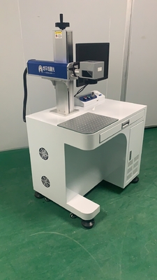회전하는 0.5ms 20W 30W 섬유 레이저 표하기 기계 EZCAD 통제