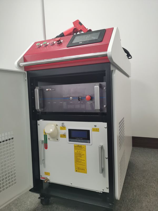 금속 물질군을 위한 신축성 작동 JPT 포켓용 레이저 용접기 1500W 2000W