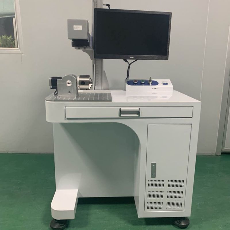 CE EZCAD 진 직물 UV 레이저 조각사 3W 5W 10W명