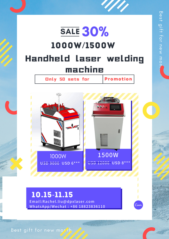1000W 1080nm 레이저 용접 기계 물 냉각 겹침 소형